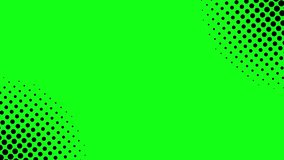 Halftone Pop Art Comic Style Dotted Circle loop 4K Animation with green screen and copy space Retro dotted texture comic circle background animation - Powered by Shutterstock - Get 15% off with code: PIKWIZARD15