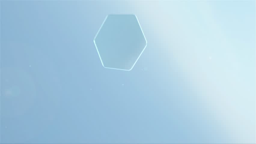 Hexagonal 360 degree Sunscreen 3D Rendering Material

