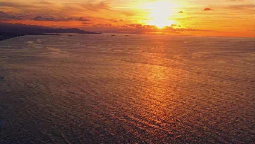 Mediterranean beach Aerial drone top down view of sea blue waves break and sand. Beautiful of sea water wave come to beach. Mesmerizing ocean waves sandy shoreline aerial top view. coastal landscape.