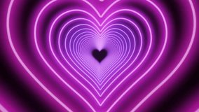 Heart neon purple background video in HD - Powered by Shutterstock - Get 15% off with code: PIKWIZARD15