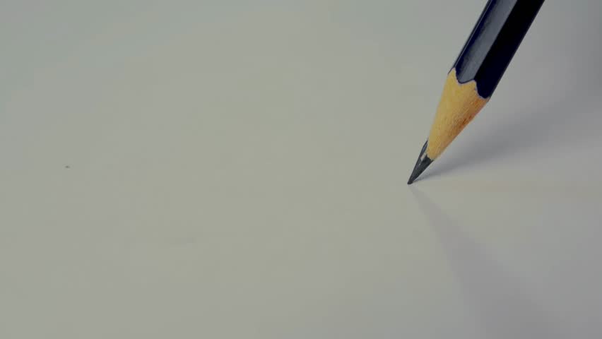 Hand-drawn pencil drawing on white paper