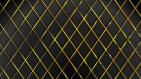 Luxurious gold lattice metallic diamond endless loop motion background with a dark textured background and lighting effects for a luxury stylish classical motion backdrop 4K - Powered by Shutterstock - Get 15% off with code: PIKWIZARD15