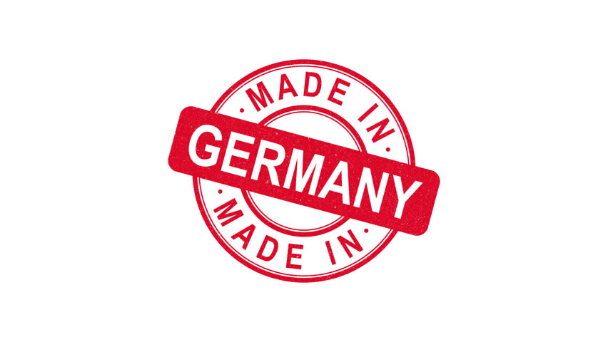 Made in Germany stamp with alpha channel