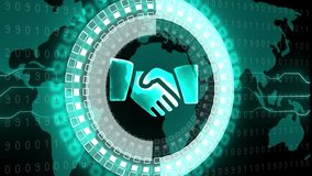 Handshake of Innovation, Global Digital Partnership Virtual Handshake Across Borders. - Powered by Shutterstock - Get 15% off with code: PIKWIZARD15