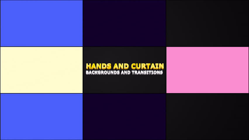 Hands And Curtain Backgrounds And Transitions Motion Graphics Pack is a set of hands animations which pulling back layers of curtains to reveal the contents underneath. 4K resolution with alpha