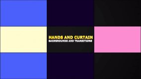 Hands And Curtain Backgrounds And Transitions Motion Graphics Pack is a set of hands animations which pulling back layers of curtains to reveal the contents underneath. 4K resolution with alpha - Powered by Shutterstock - Get 15% off with code: PIKWIZARD15