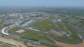 F1 Race Track Summer Silverstone England from Drone - Powered by Shutterstock - Get 15% off with code: PIKWIZARD15