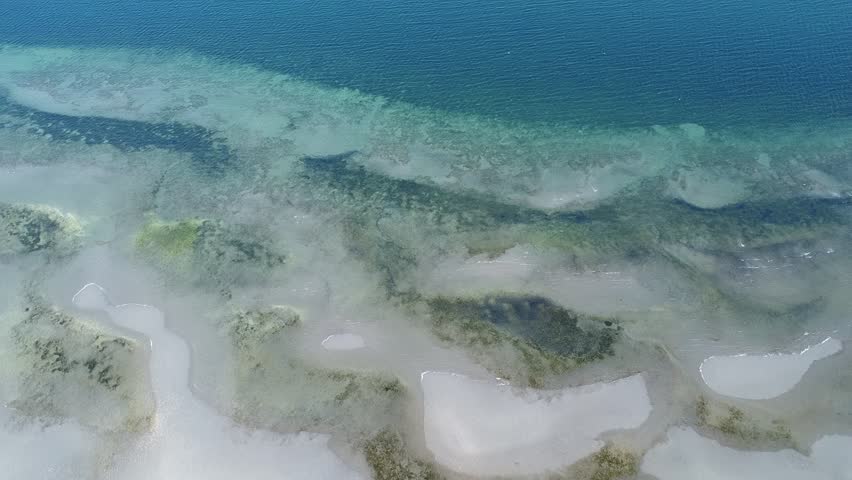 Nanaimo sea view, vancouver island, british columbia Canada, drone view, white sand beaches, blue water, island view from top, birds eye view