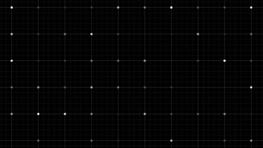 abstract technology background video fractal dot animation grid pattern footage