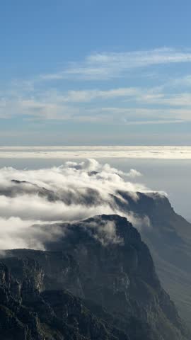 Timelapse in time Table Mountain Table Cloth