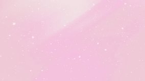 A soft pink pastel gradient background with delicate falling snow effects. This dreamy and whimsical animation creates a peaceful winter atmosphere with a feminine and romantic touch. - Powered by Shutterstock - Get 15% off with code: PIKWIZARD15