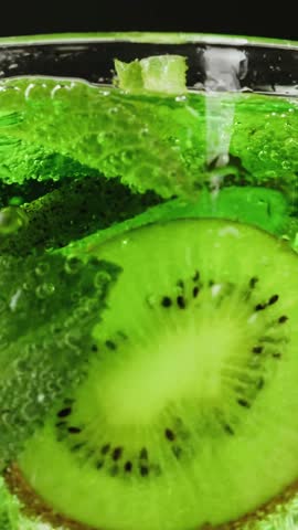 Kiwi Fruit Guaba nutrition background organic fresh