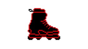 Aggressive roller skates animation pixel icon - Powered by Shutterstock - Get 15% off with code: PIKWIZARD15