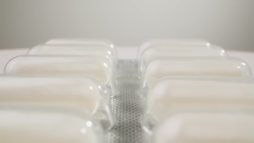 Pills and vitamins macro, Close up view of womans hands holding plenty of different drugs. Painkillers and antibiotics. Healthcare and medicine concept