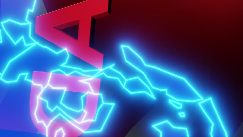 Digital of a glowing world map globe with "Trade War" text, positioned between US and China flags symbolizing economic conflict.
