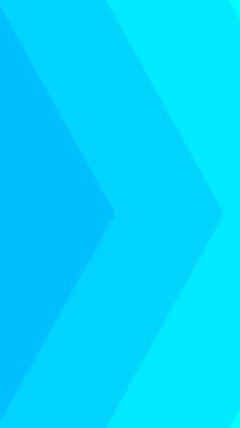 Set of dynamic motion graphics transition for vertical video format. Clear sky blue colors, original geometry, 4k with black background