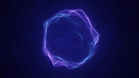 Futuristic 3D sphere made of glowing blue particles, abstract energy shape in high resolution with dynamic motion - Powered by Shutterstock - Get 15% off with code: PIKWIZARD15