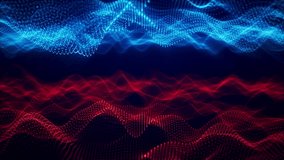 Abstract background in red and blue colors, futuristic energy flow concept, technological 3d landscape  - Powered by Shutterstock - Get 15% off with code: PIKWIZARD15