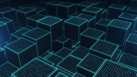 3D render of digital blockchain cubes with binary code, representing secure data transactions, decentralized systems, Cryptographic technology, Modern business technology concept - Powered by Shutterstock - Get 15% off with code: PIKWIZARD15
