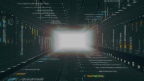 glitchy code in a box, coding 3d server, scrolling through programming data, rendering through gradient mainframe source code - Powered by Shutterstock - Get 15% off with code: PIKWIZARD15