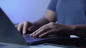 Businesswoman hands using computer to log in to futuristic holographic interface on cloud. Digital document storage software and data folder scanning. Paperless document management. - Powered by Shutterstock - Get 15% off with code: PIKWIZARD15