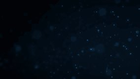 Abstract floating blurry blue particles background - Powered by Shutterstock - Get 15% off with code: PIKWIZARD15