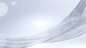 Soft, translucent silk-like waves and glowing particles create a luxurious backdrop ideal for beauty, skincare, or cosmetic product designs. - Powered by Shutterstock - Get 15% off with code: PIKWIZARD15