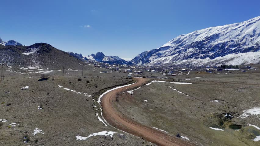 Mountainous arid landscape. High quality photo