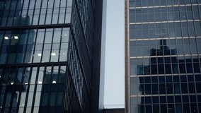 Glass Facade In Modern Buildings In Gangnam, Seoul, South Korea. - closeup shot - Powered by Shutterstock - Get 15% off with code: PIKWIZARD15