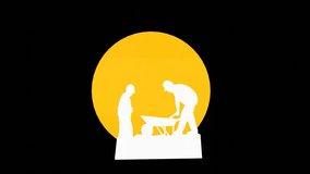 Animated tribute to International Labor Day or May Day, highlighting workers' rights, unity, and social justice. Ideal for activism, labor movement, and educational content. - Powered by Shutterstock - Get 15% off with code: PIKWIZARD15