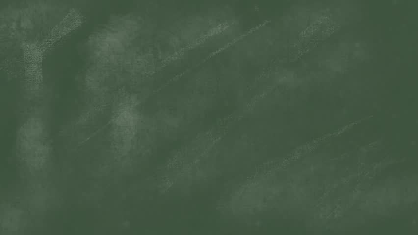 Opening title background with envelope and card on blackboard