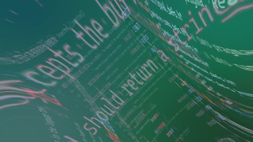 holographic coding hacking storm visual, green matrix code cyber background - Powered by Shutterstock - Get 15% off with code: PIKWIZARD15