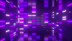 Bright purple disco lights background. Flicker wall neon lights. Modern flashing lights for clubs, disco, concert and shows. - Powered by Shutterstock - Get 15% off with code: PIKWIZARD15