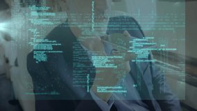 Business team collaborating in office, blending holographic graphs with smartphone data display. Technology, collaboration, futuristic, innovation, analytics, digital, workspace - Powered by Shutterstock - Get 15% off with code: PIKWIZARD15