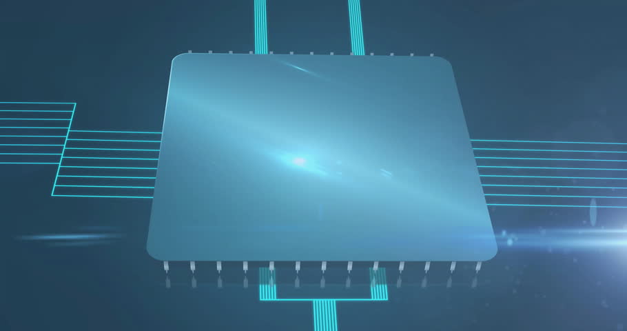 Central panel displaying rising multi-peak data graph in flat design with glowing connectors. Futuristic, digital, interface, data, technology, visualization, neon