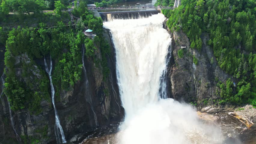 Montmorency Falls in Quebec, Canada Parc de la Chute-Montmorency	