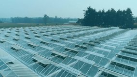 Expanding flat design solar farm showing digital overlay displaying code logs and panel rows. Renewable, sustainable, technology, innovation, energy, ecology, modern - Powered by Shutterstock - Get 15% off with code: PIKWIZARD15