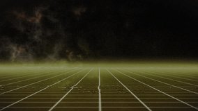 3D block cityscape floating on green grid showing clear data bubbles with envelope user play icons. Futuristic, geometric, digital, technology, innovation, network, virtual - Powered by Shutterstock - Get 15% off with code: PIKWIZARD15