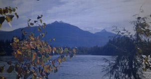 Semi-transparent financial chart floating over lakeside scene, visualizing bar graphs and line data. Nature, data, visualization, investment, analytics, serenity, information - Powered by Shutterstock - Get 15% off with code: PIKWIZARD15