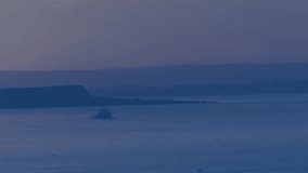 FLASH SALE banner floating above calm twilight sea, showcasing neon semi‑circles and curved arrows. Graphic, advertisement, vibrant, modern, aquatic, dusk, nature - Powered by Shutterstock - Get 15% off with code: PIKWIZARD15