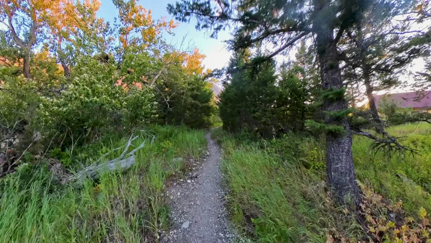 Beginning of Otokomi Lake in Glacier National Park