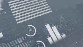 Digital financial dashboard showing semi-transparent pie charts, bar, line and candlestick graphs. Analytics, visualization, technology, innovation, data, interface, finance - Powered by Shutterstock - Get 15% off with code: PIKWIZARD15