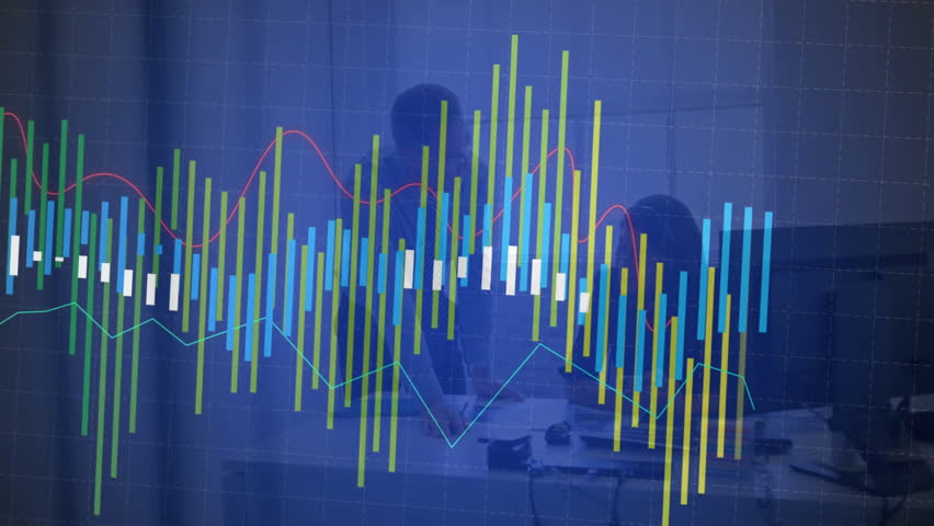finance team collaborating at desk reviewing documents with financial chart displaying trend lines. Collaboration, professionalism, analytics, strategy, teamwork, productivity, modernity - Powered by Shutterstock - Get 15% off with code: PIKWIZARD15