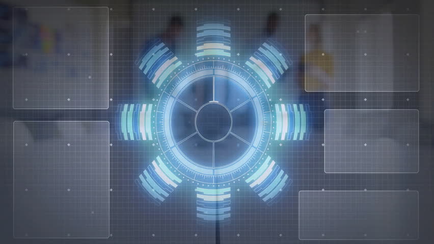 Business team analyzing digital interface, showcasing holographic chart panels and world map. Technology, innovation, collaboration, data visualization, futuristic, corporate, workspace - Powered by Shutterstock - Get 15% off with code: PIKWIZARD15