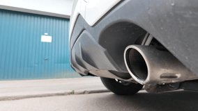 Air pollution, car exhaust, exhaust fumes. Global warming theme. - Powered by Shutterstock - Get 15% off with code: PIKWIZARD15