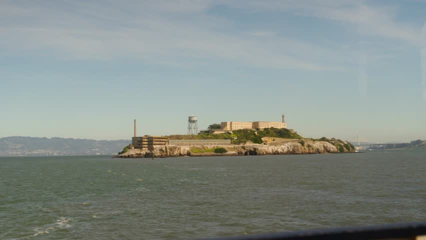Alcatraz Island in San Francisco Bay, California