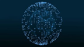 Visualizing holographic data panels spinning within dark virtual space with glowing blue particles. Futuristic, technology, data, innovation, digital, immersive, interface - Powered by Shutterstock - Get 15% off with code: PIKWIZARD15