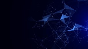Digital futuristic background with plexus of lines, dots and triangles, digital technologies, big data, high-speed connection visualization. - Powered by Shutterstock - Get 15% off with code: PIKWIZARD15