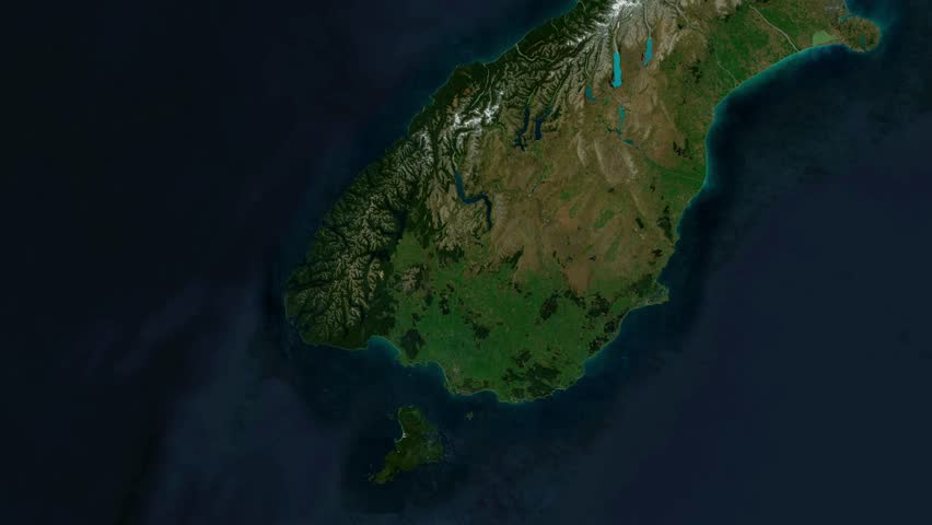 New Zealand Flag - Growing Effect.