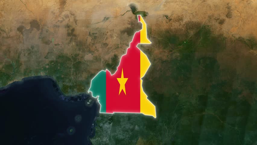  Cameroon Flag - Growing Effect.
